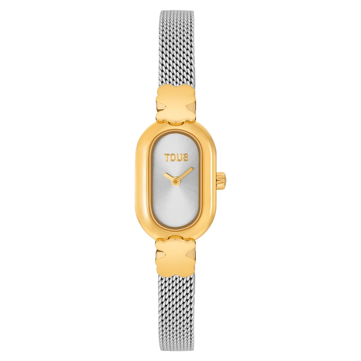 Tous - Reloj Analógico Joya Con Brazalete De Acero Y Acero Dorado Oval Icon - U