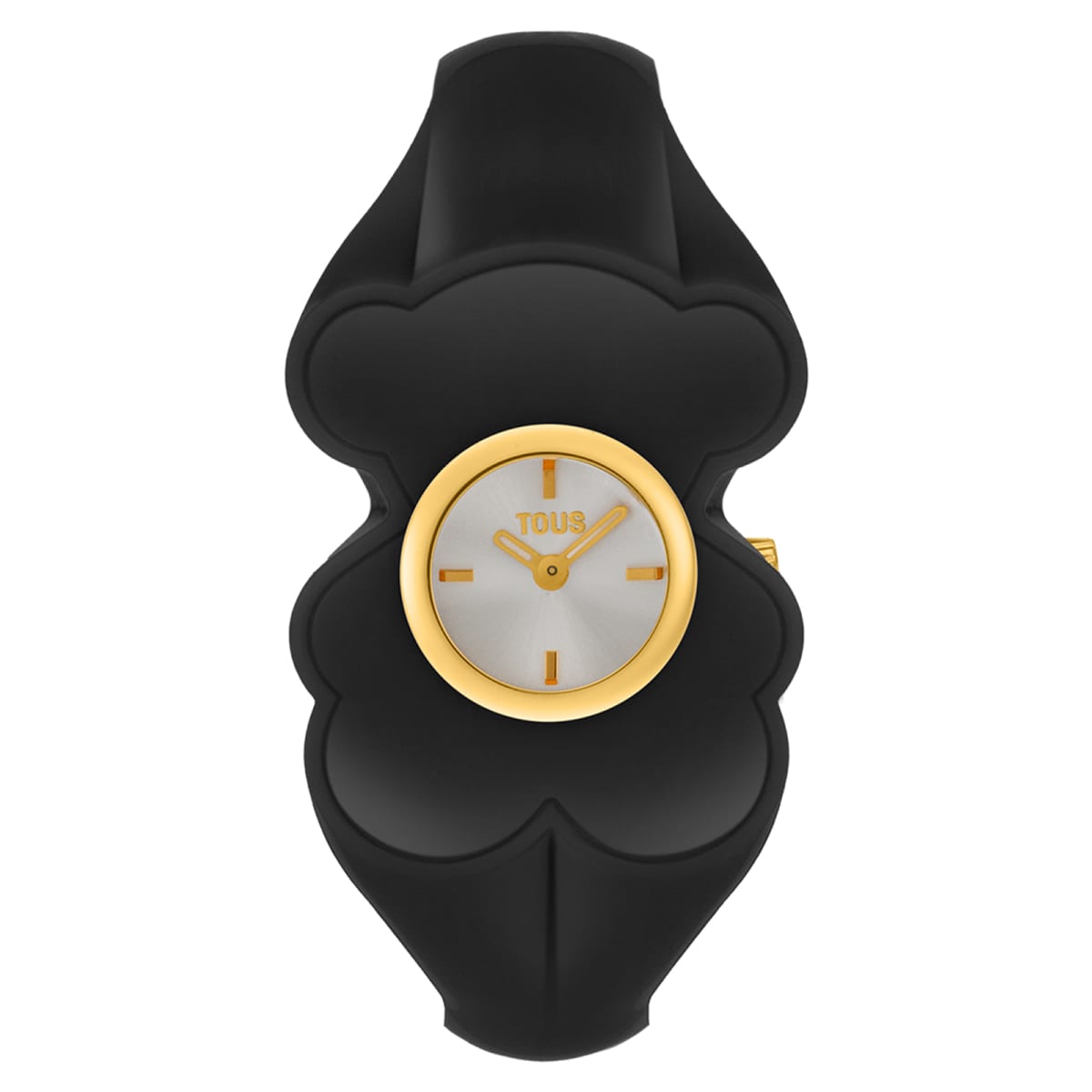 Tous - Reloj Analógico De Acero Dorado Y Policarbonato Marrón Ahumado T. L Bear Folks - U