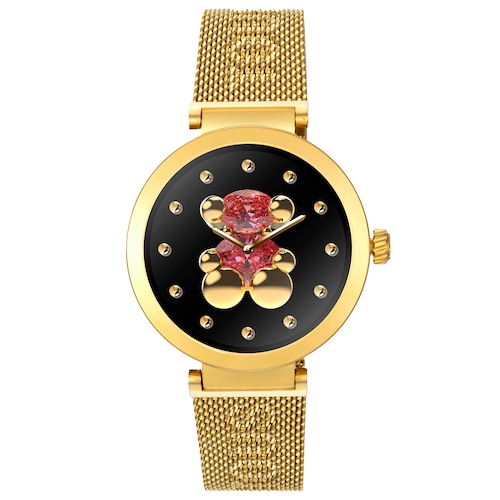 Smartwatch with gold-colored steel bracelet TOUS S-CONNECT