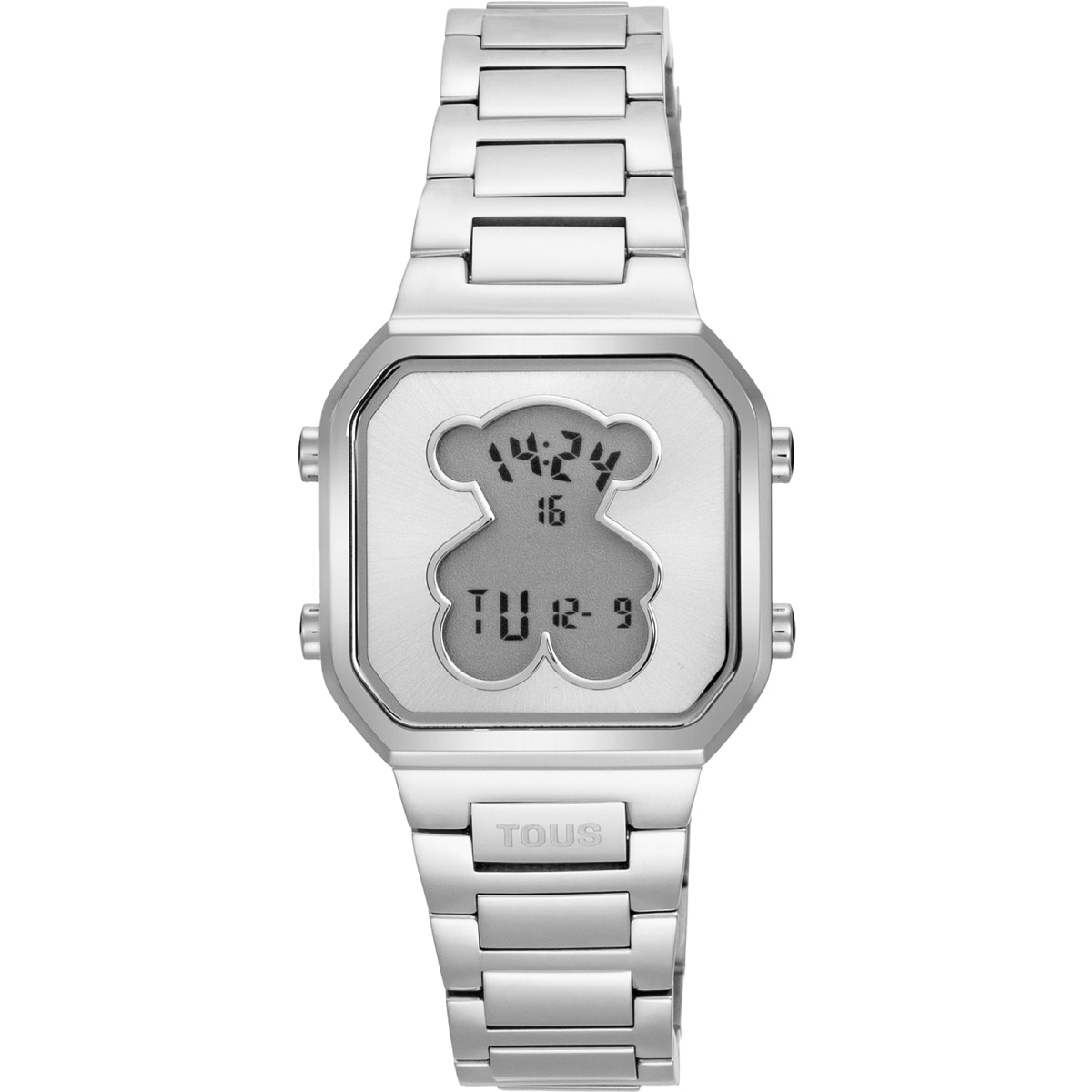Tous - Reloj Digital Con Brazalete De Acero D-Bear Mini - Único