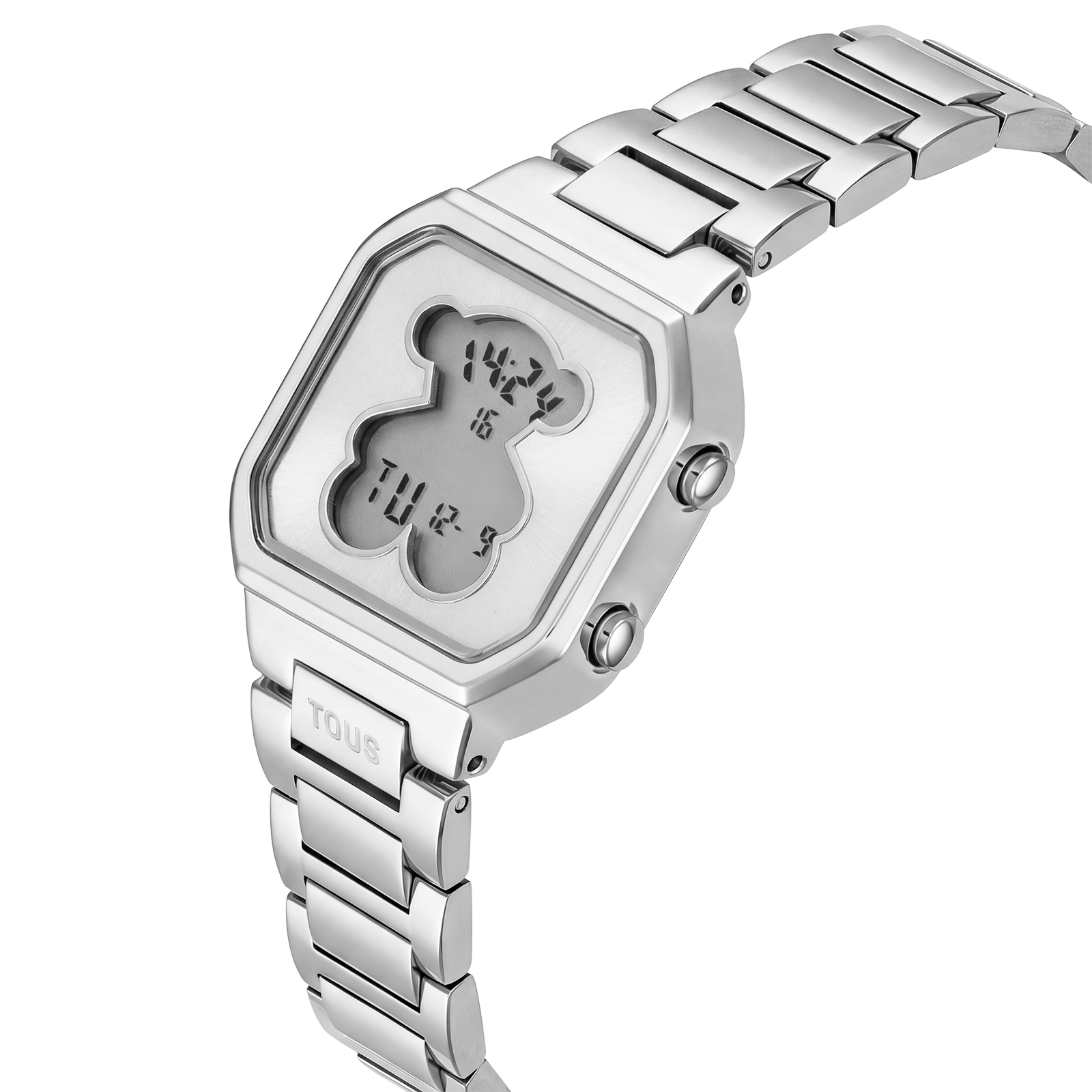 Digital Watch with stainless steel bracelet TOUS D-BEAR MINI