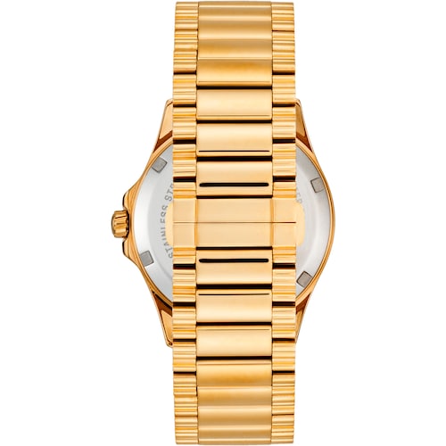 Analoguhr TOUS DRIVE NEW mit Armband aus goldfarbenem Stahl