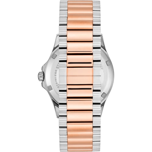 Analoguhr mit Armband aus Stahl und ros&eacute;farbenem Stahl TOUS DRIVE NEW