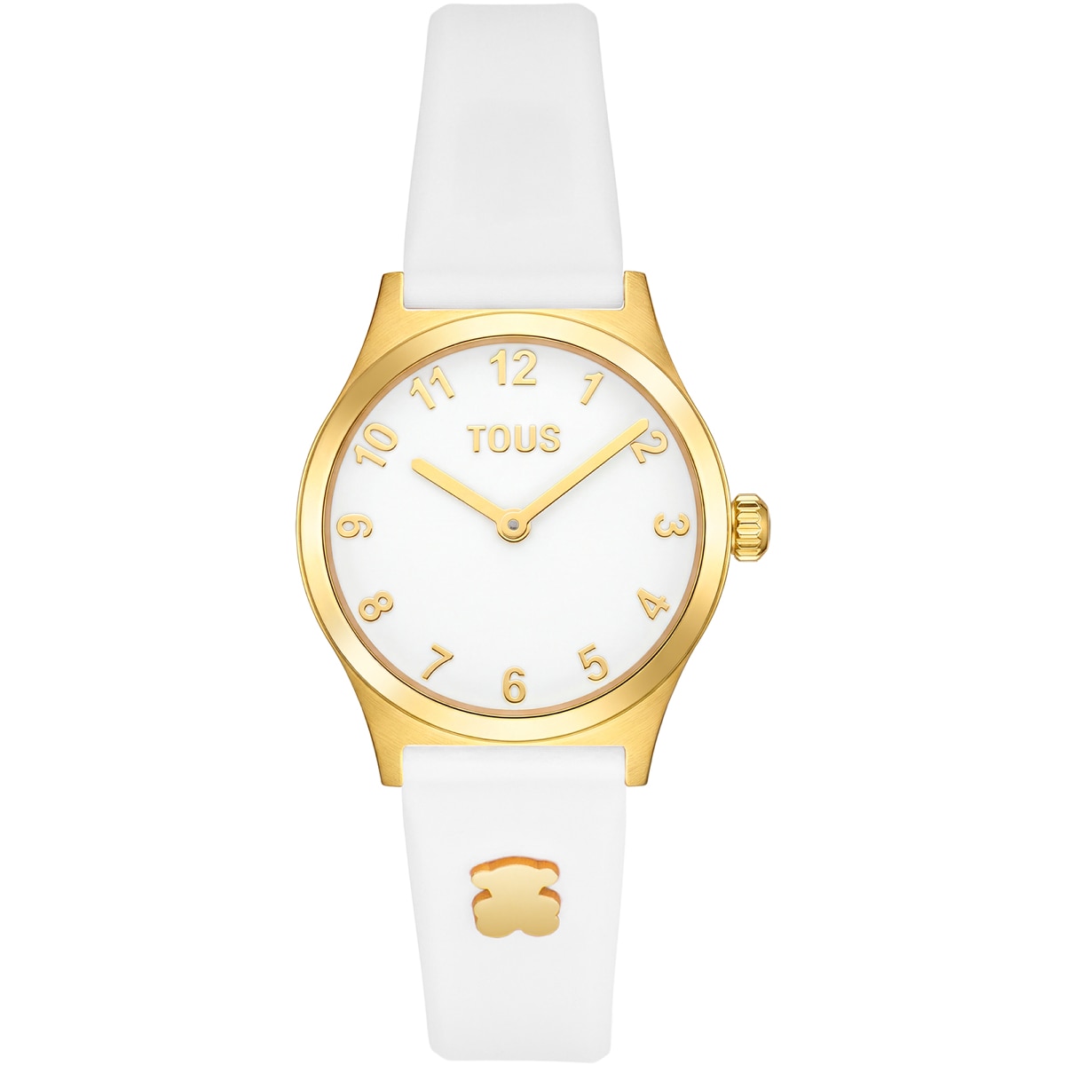 Tous - Reloj Analógico Con Correa Blanco Y Acero En Color Dorado Epic Icon Kdt Charms - Único