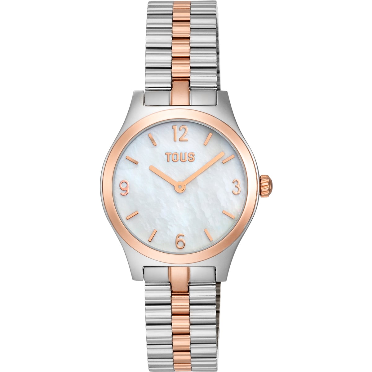 Tous - Reloj Analógico Con Brazalete De Acero, Acero Rosado Y Esfera De Nácar Epic Icon - U