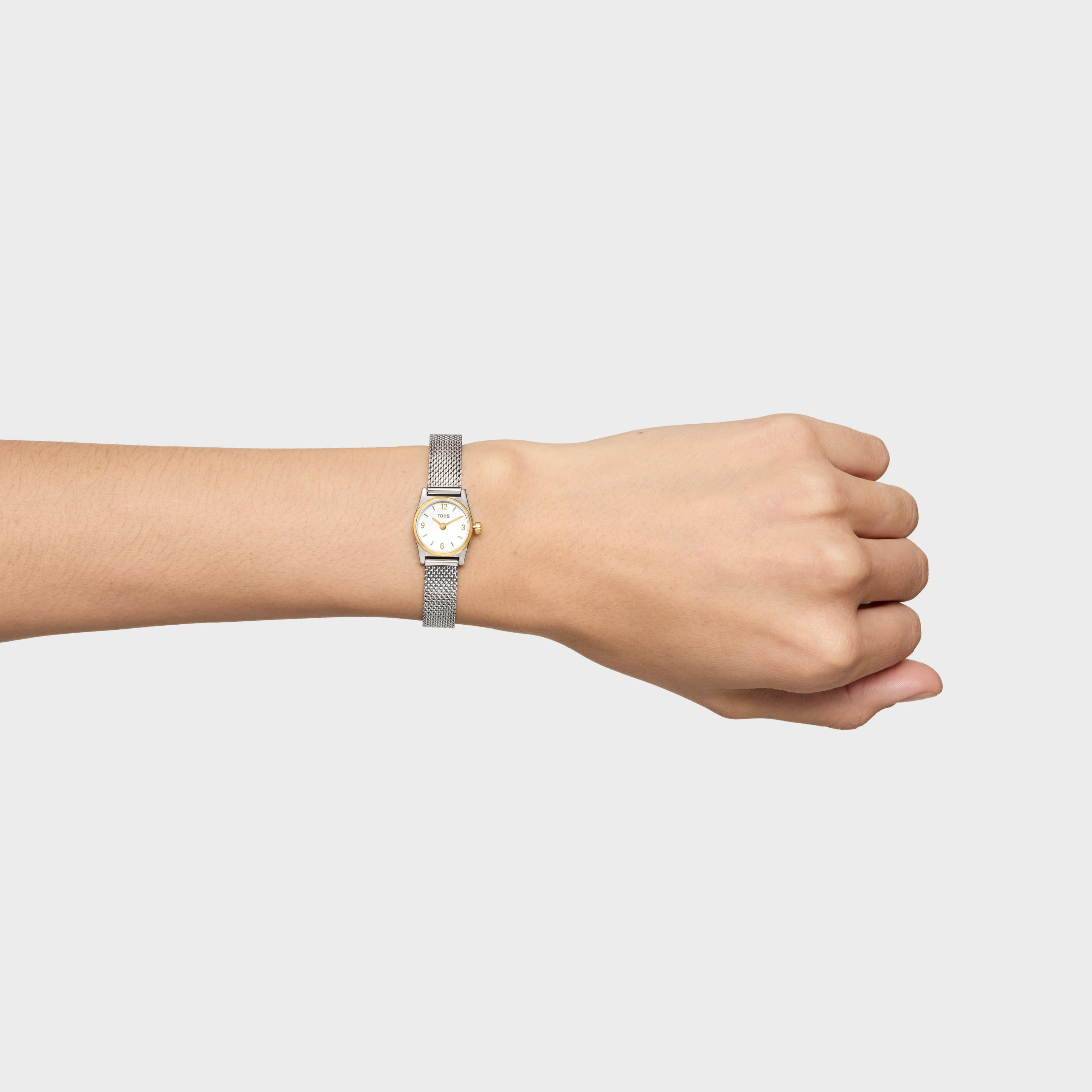 Analog Watch with steel bracelet and mother-of-pearl face TOUS EPIC MINI