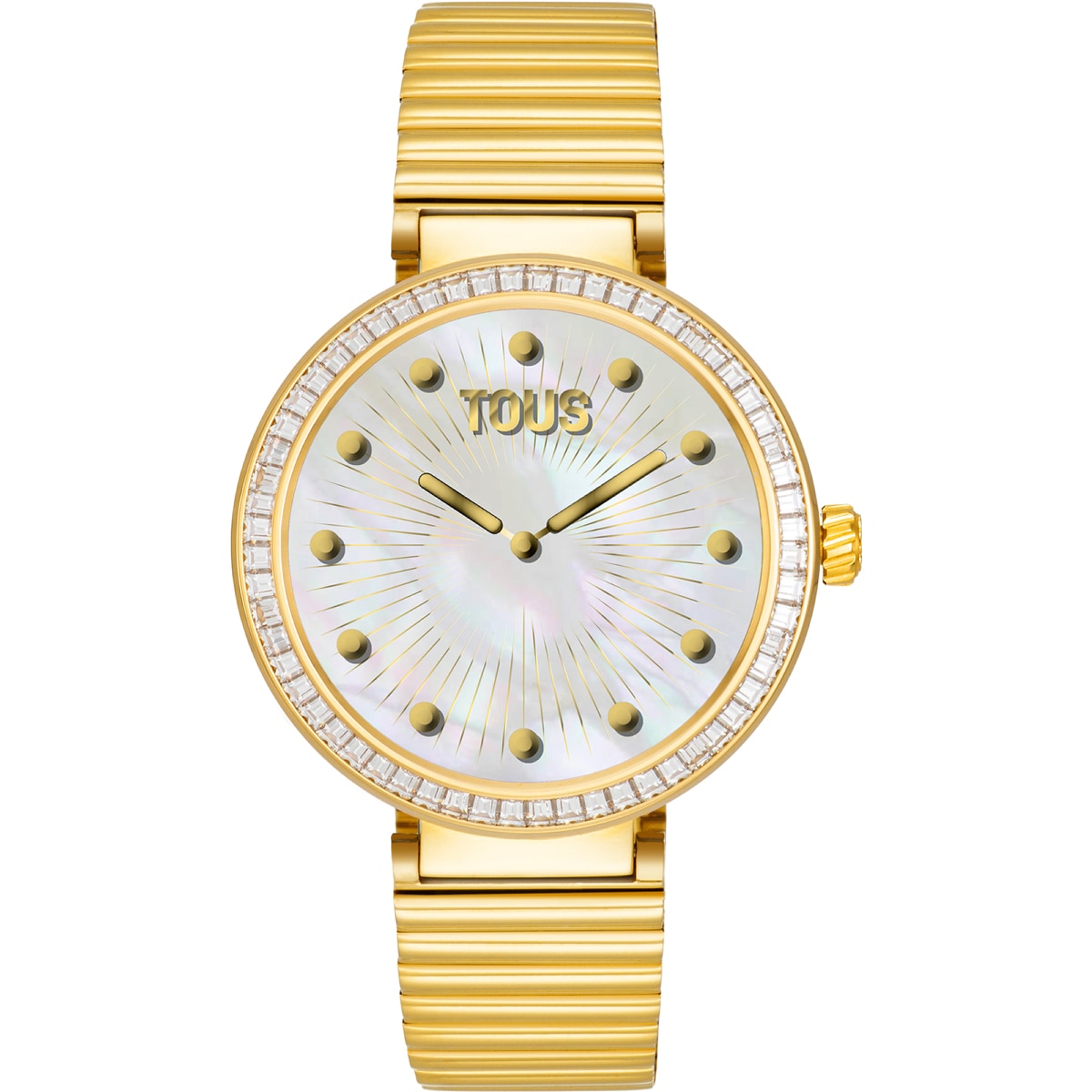 Tous - Reloj Smartwatch Con Brazalete De Acero Dorado Y Zirconias S-Connect - U