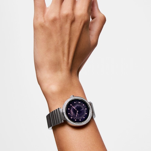 Rel&oacute;gio smartwatch com bracelete em a&ccedil;o e zirc&oacute;nias TOUS S-CONNECT