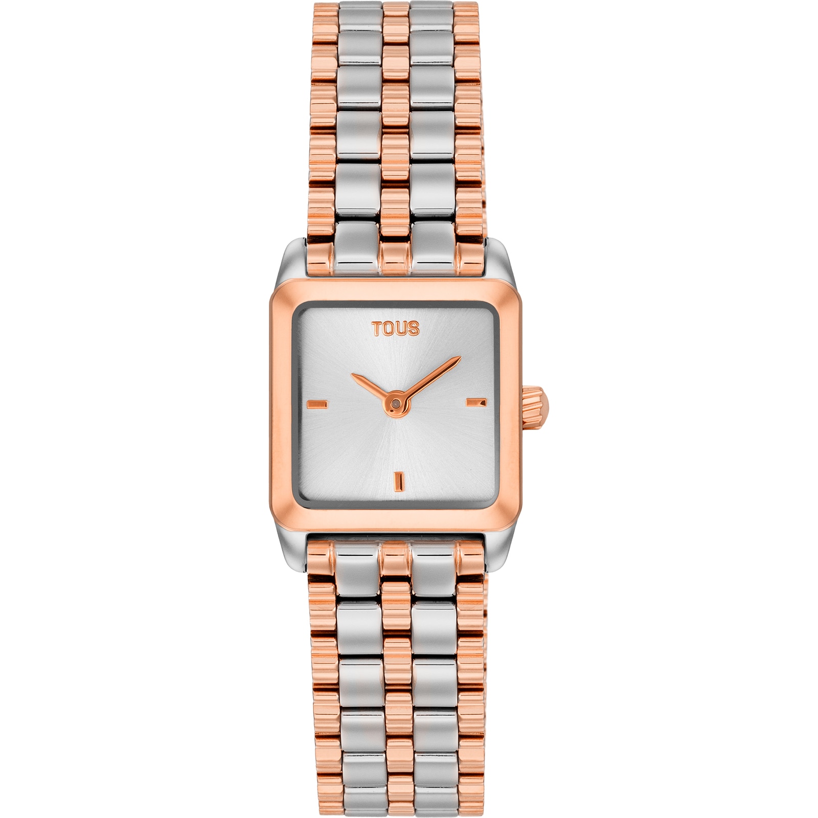 Analog Watch with steel and rose-colored steel bracelet TOUS 1950