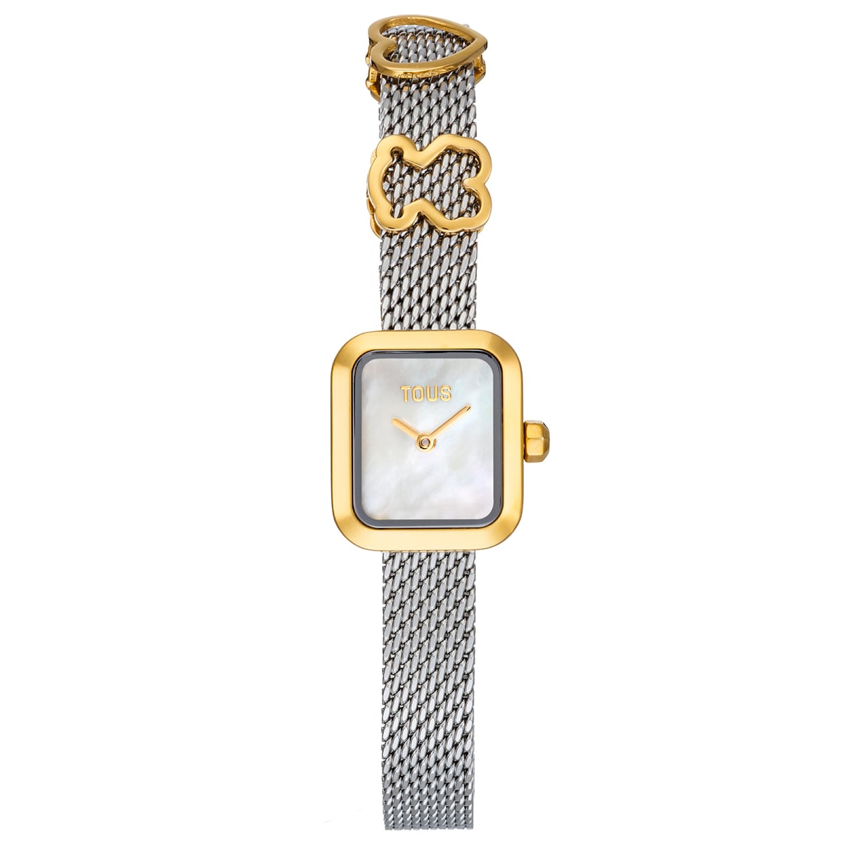 Tous - Reloj Analógico Con Brazalete De Acero Con Motivo, Acero Dorado Y Esfera De Nácar Icon Time Charms - U