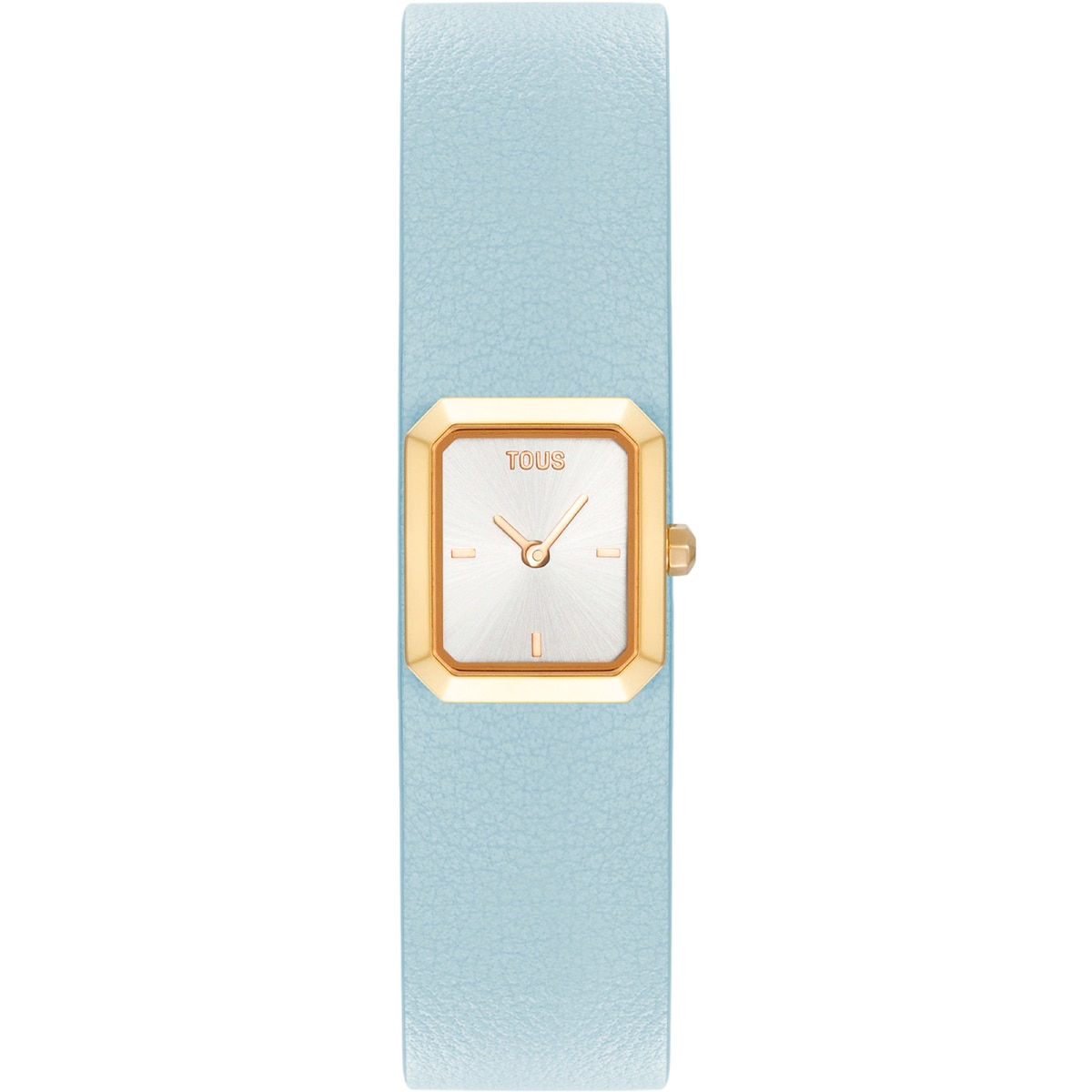 Tous - Reloj Analógico Con Brazalete De Piel Azul Y Acero Dorado Karat Emerald Mini - Único