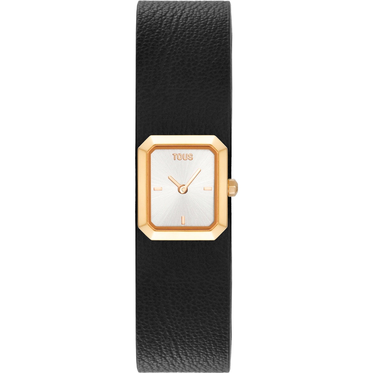 Tous - Reloj Analógico Con Brazalete De Piel Negra Y Acero Dorado Karat Emerald Mini - Único