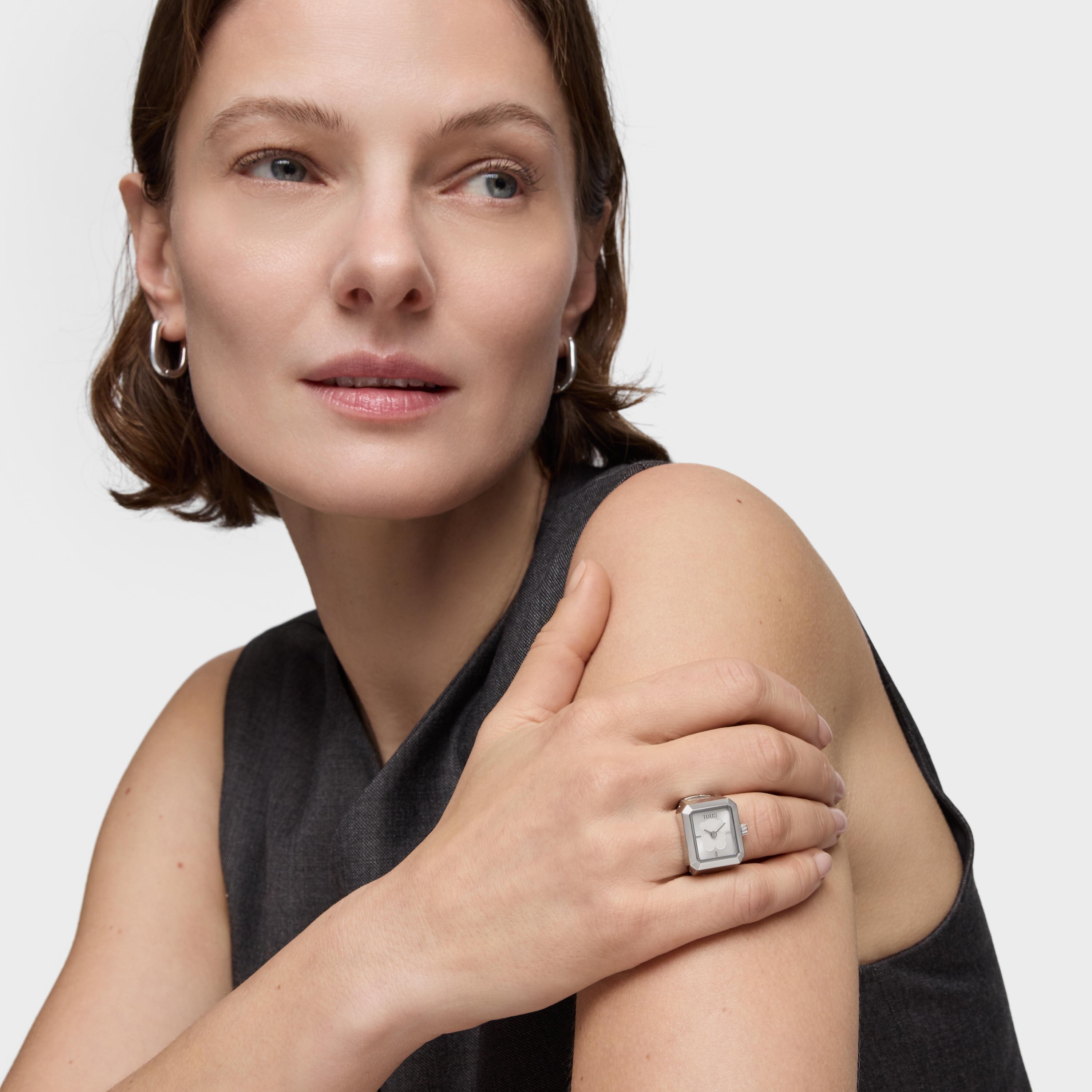 Steel analog Ring/Watch TOUS KARAT