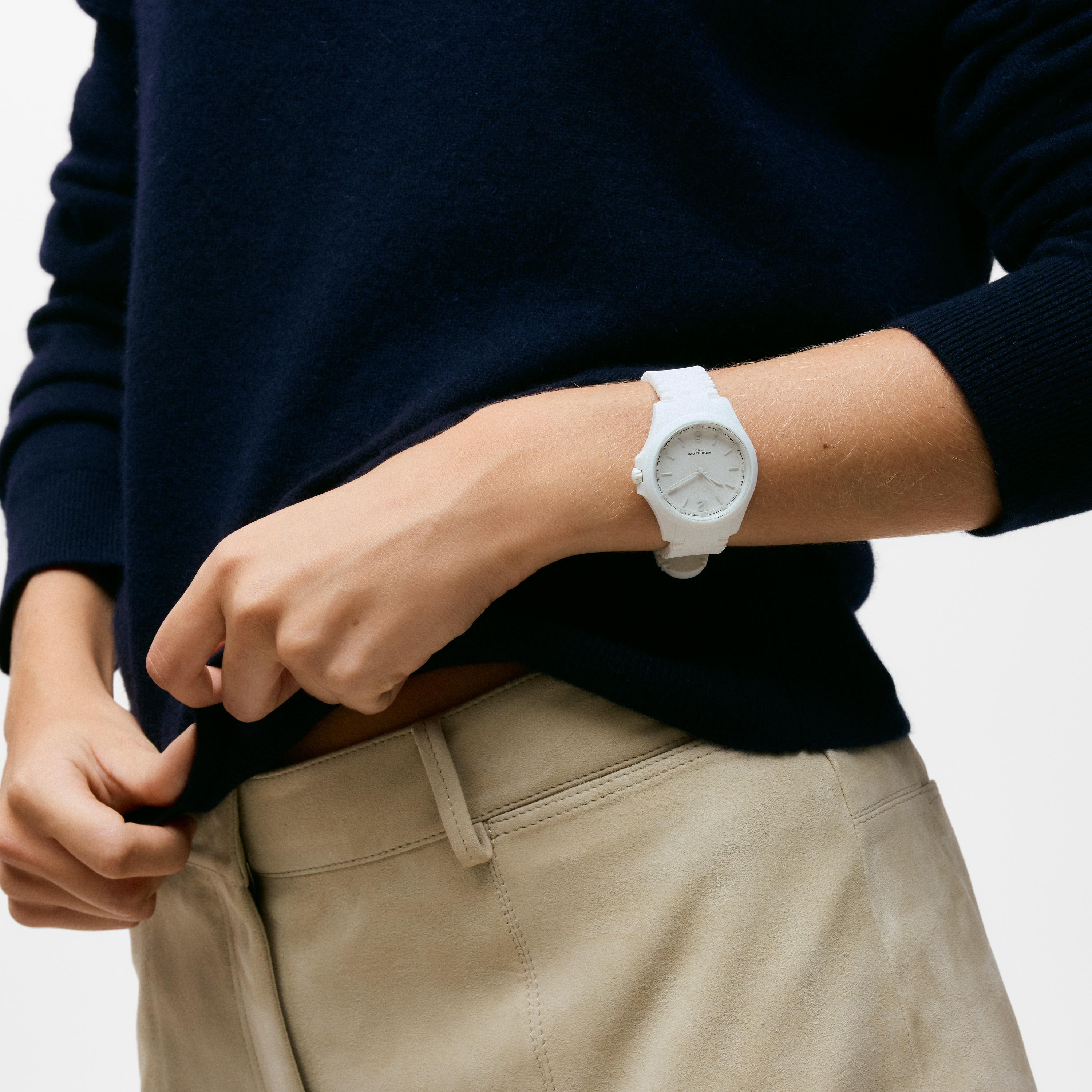 Analog watch and white silicone strap TOUS Drive