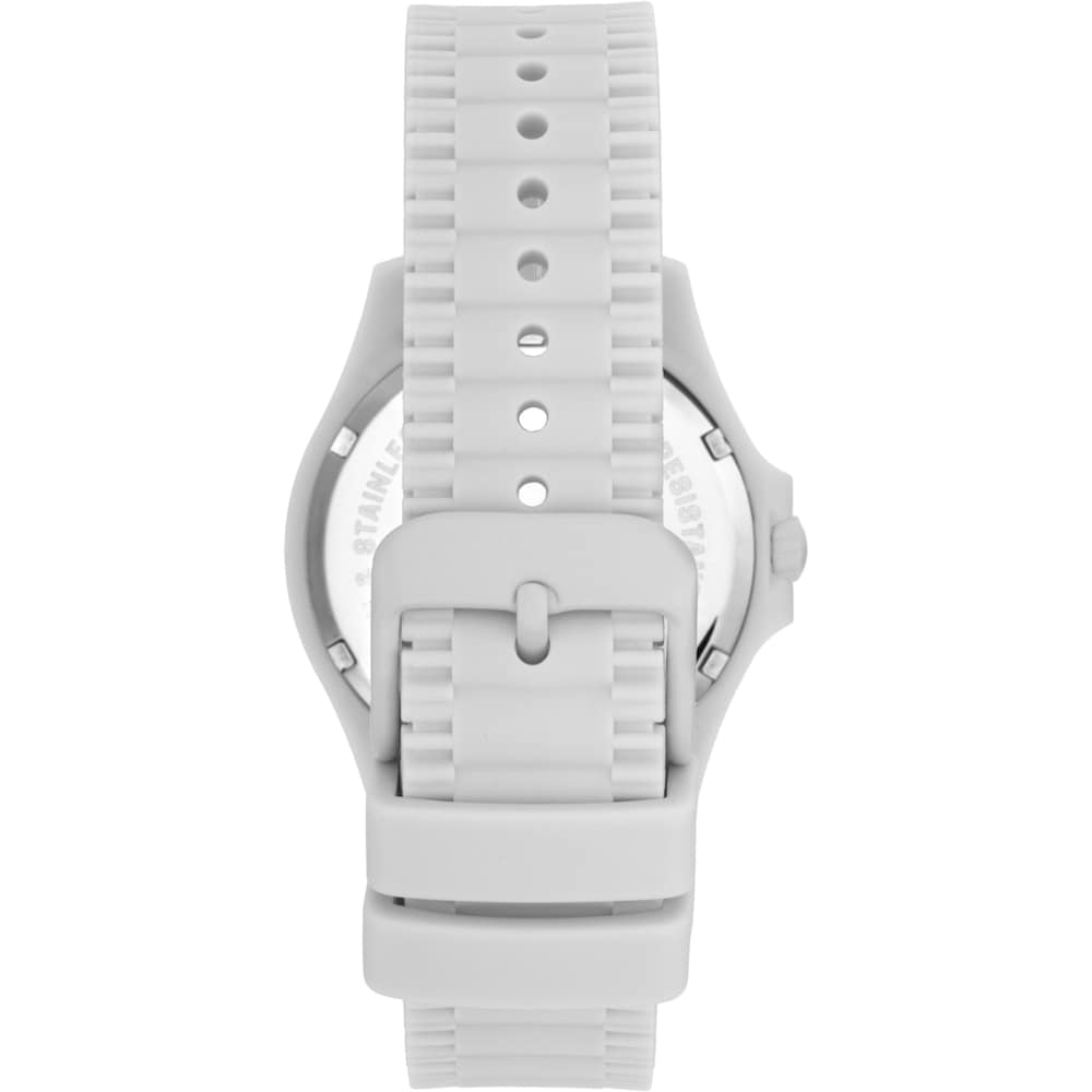 Reloj anal&oacute;gico y correa de silicona gris Drive