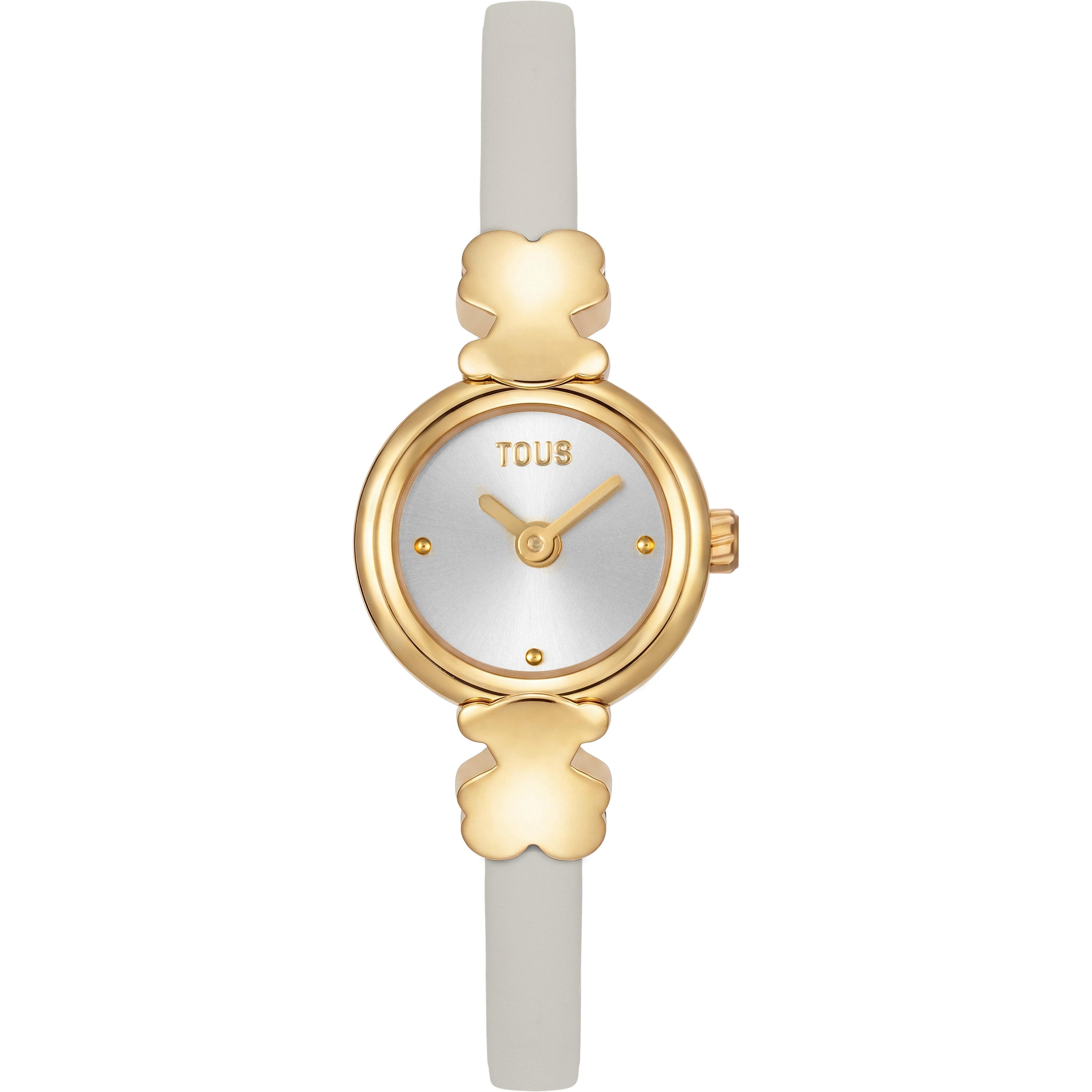 Analog watch and white silicone strap TOUS Icon Chic