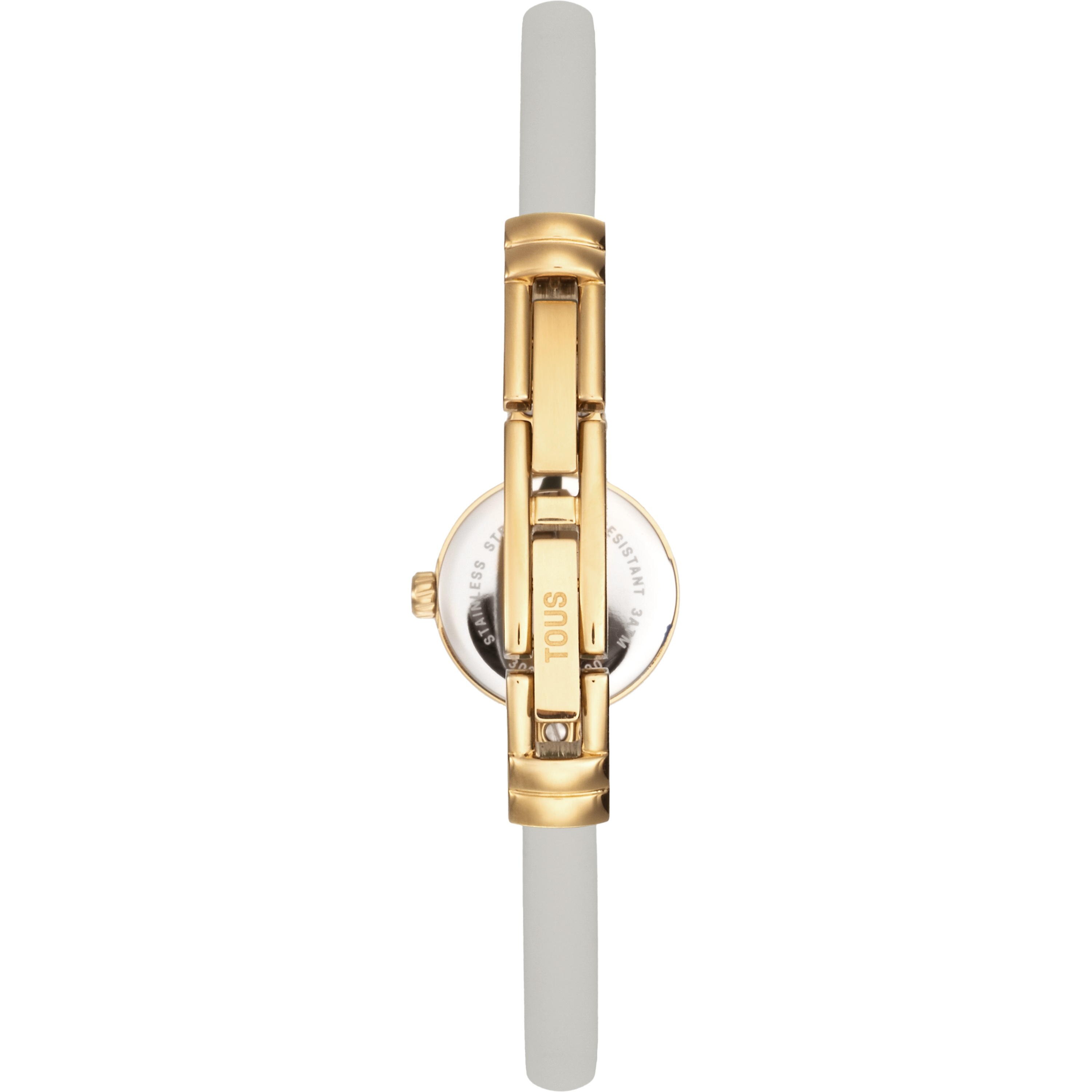 Analog watch and white silicone strap TOUS Icon Chic