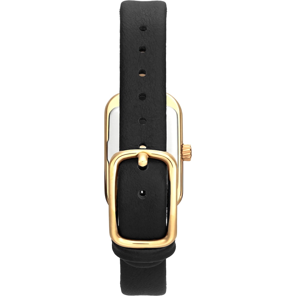Analog watch with black leather strap TOUS T-Band Club