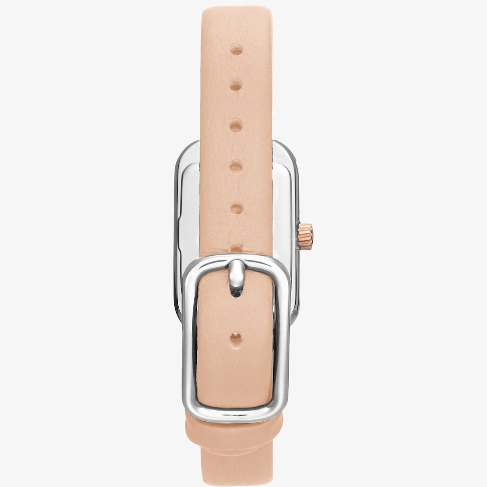 ヌードカラーのレザーストラップを組み合わせたアナログウォッチ TOUS T-Band Club