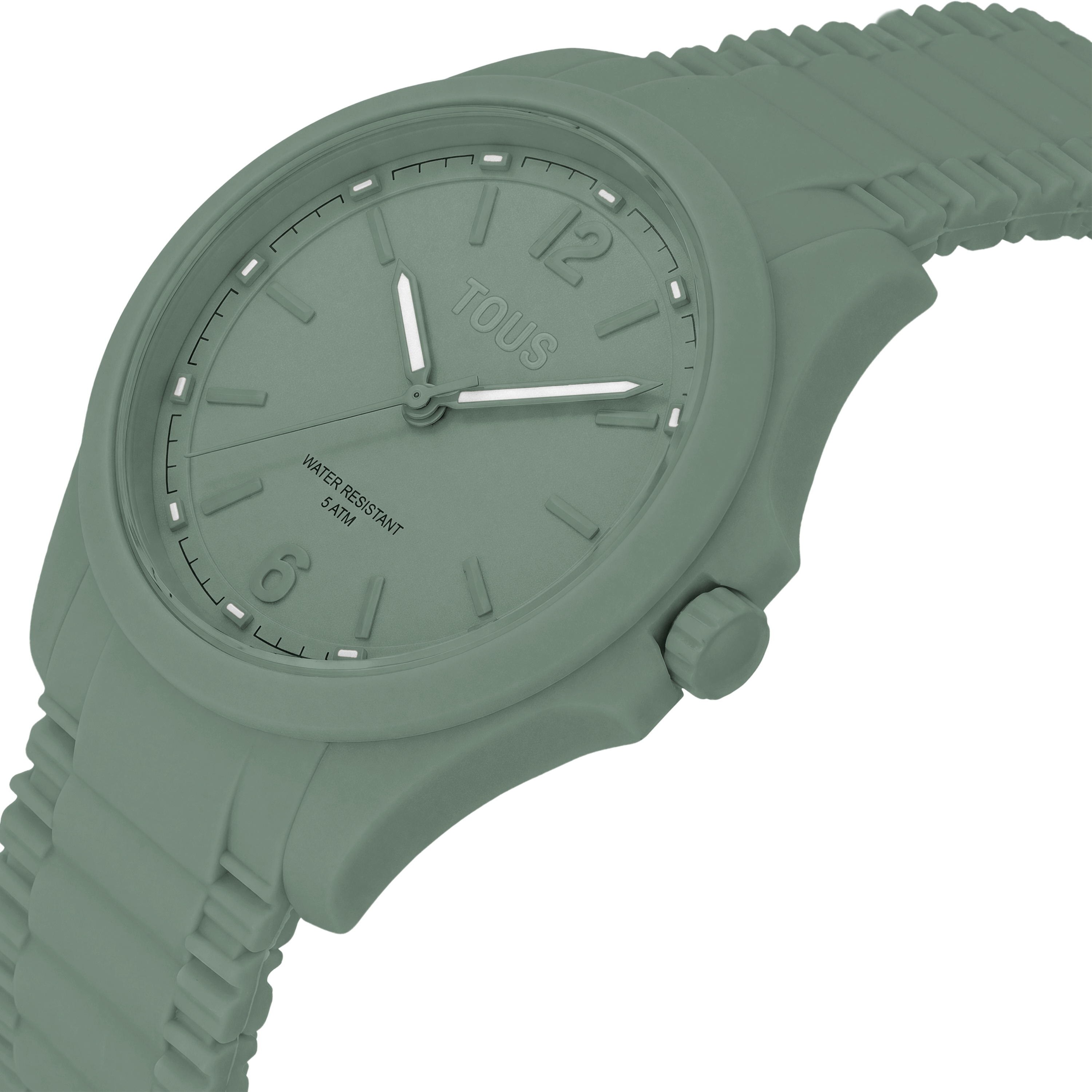 Analog watch and silicone strap TOUS Drive