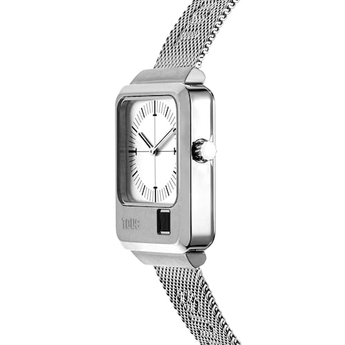 Reloj analógico y digital con brazalete de acero MARS