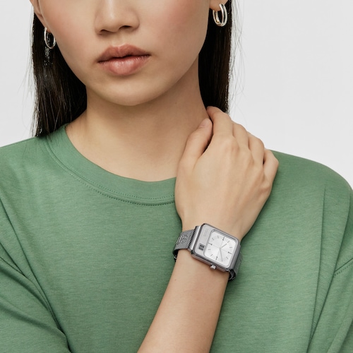 Reloj analógico y digital con brazalete de acero MARS