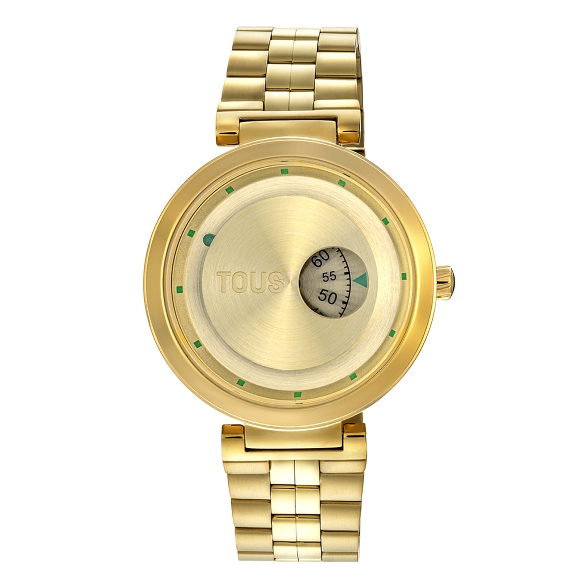 Tous - Reloj Analógico Con Brazalete De Acero Ipg Dorado Mars - U