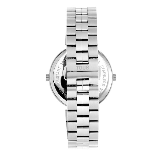 Reloj digital con brazalete de acero y color azul marino MARS