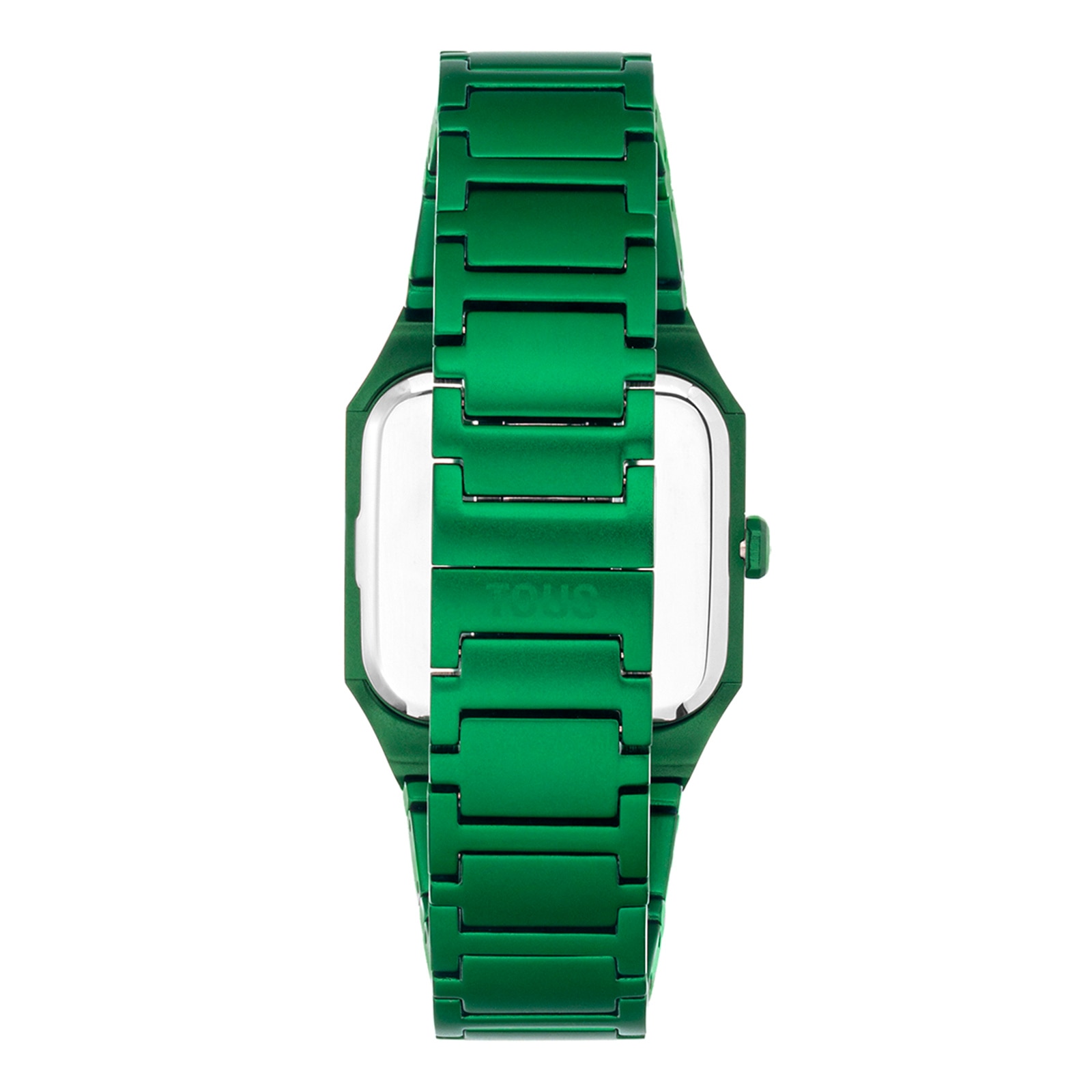 Karat Squared Analogue watch with green aluminum strap