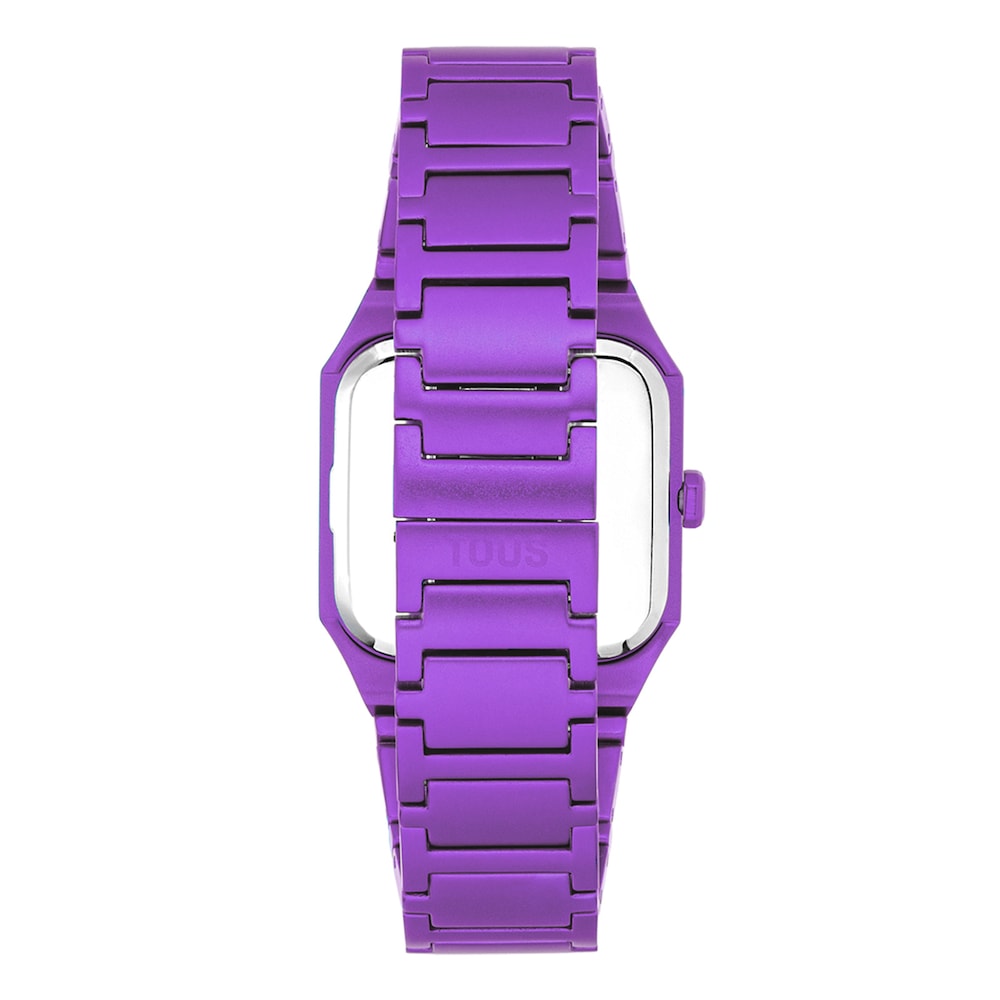 Karat Squared Analogue watch with lilac-colored aluminum strap Karat Squared Analogue watch with lilac-colored aluminum strap