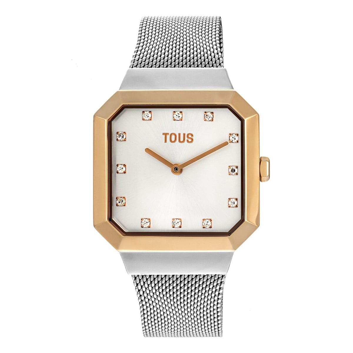 Tous - Reloj Analógico Con Acero Iprg Rosa Y Brazalete De Acero Karat Squared - Único