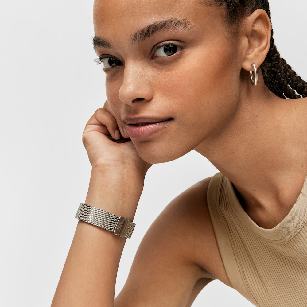 Anal&oacute;gov&eacute; hodinky Karat Squared z&nbsp;ocele IPRG ružovej farby a&nbsp;oceľov&yacute;m remienkom