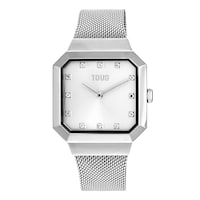 Reloj analógico con brazalete de acero Karat Squared