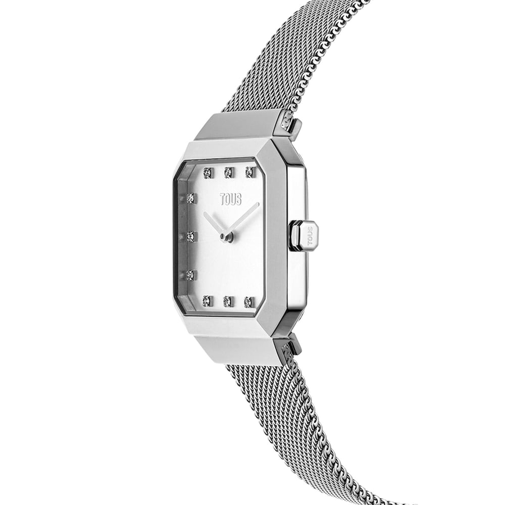 Reloj anal&oacute;gico con brazalete de acero Karat Squared