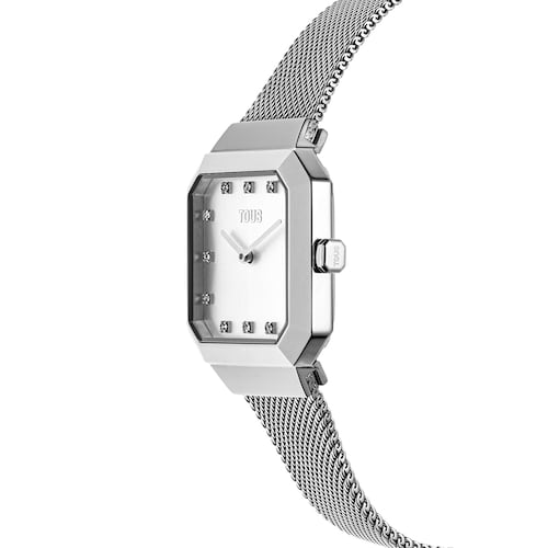 Karat Squared Analogue watch with steel wristband