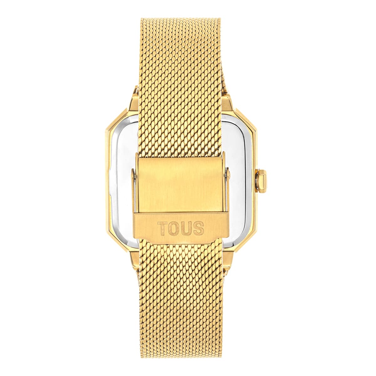 Karat Squared Analogue watch with gold-colored IPG steel wristband