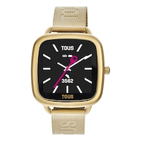 D-Connect Smartwatch with gold-colored IPG steel bracelet