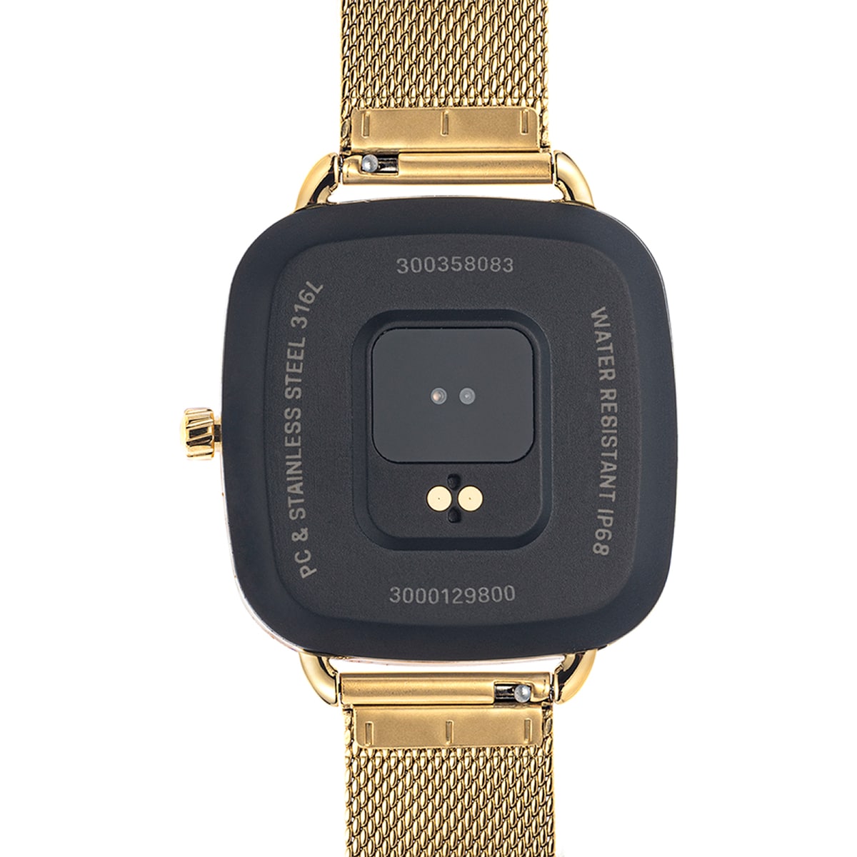 D-Connect Smartwatch with gold-colored IPG steel bracelet