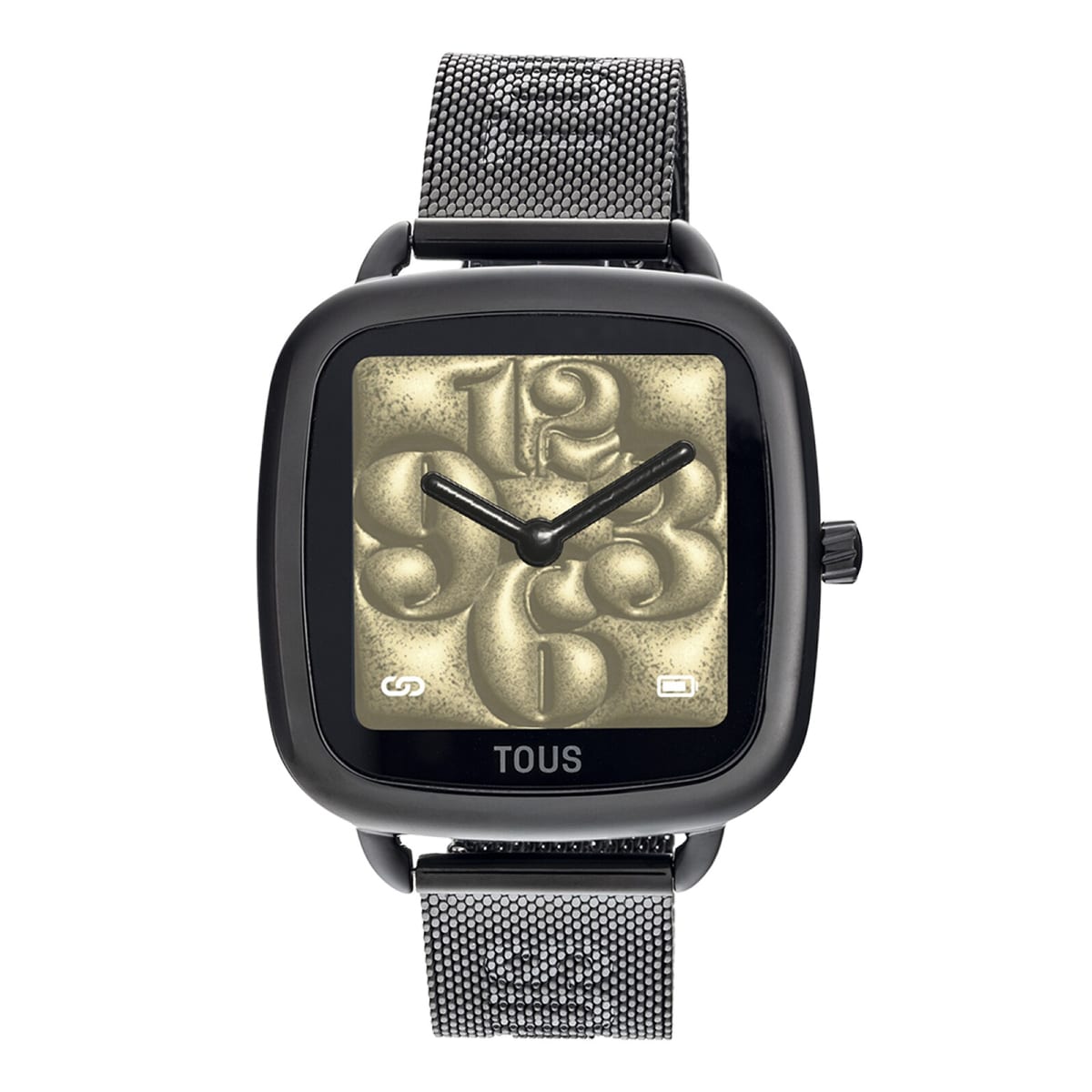 Tous - Reloj Smartwatch Con Brazalete De Acero Ip Negro D-Connect - Único