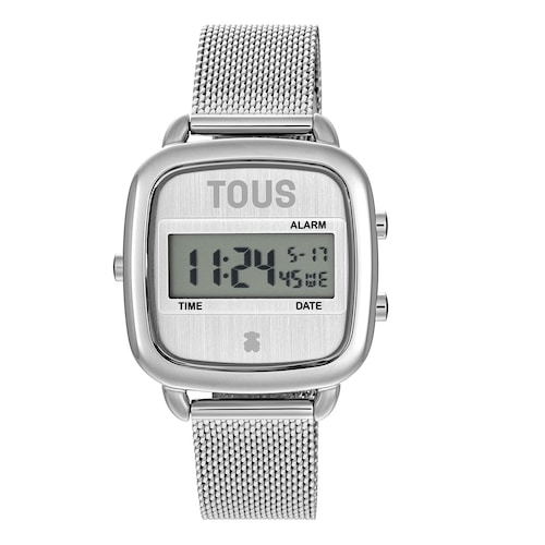 Reloj digital con brazalete de acero D-Logo New