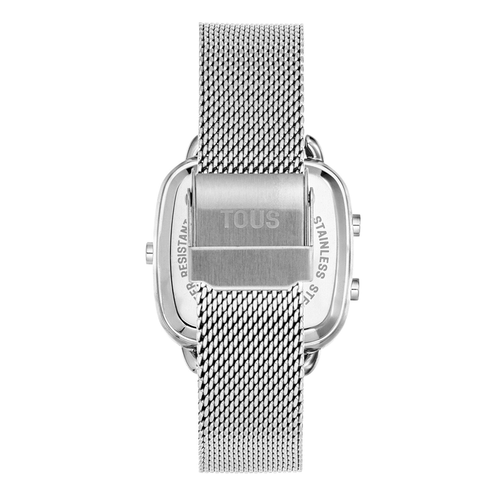 D-Logo New Digital watch with steel strap