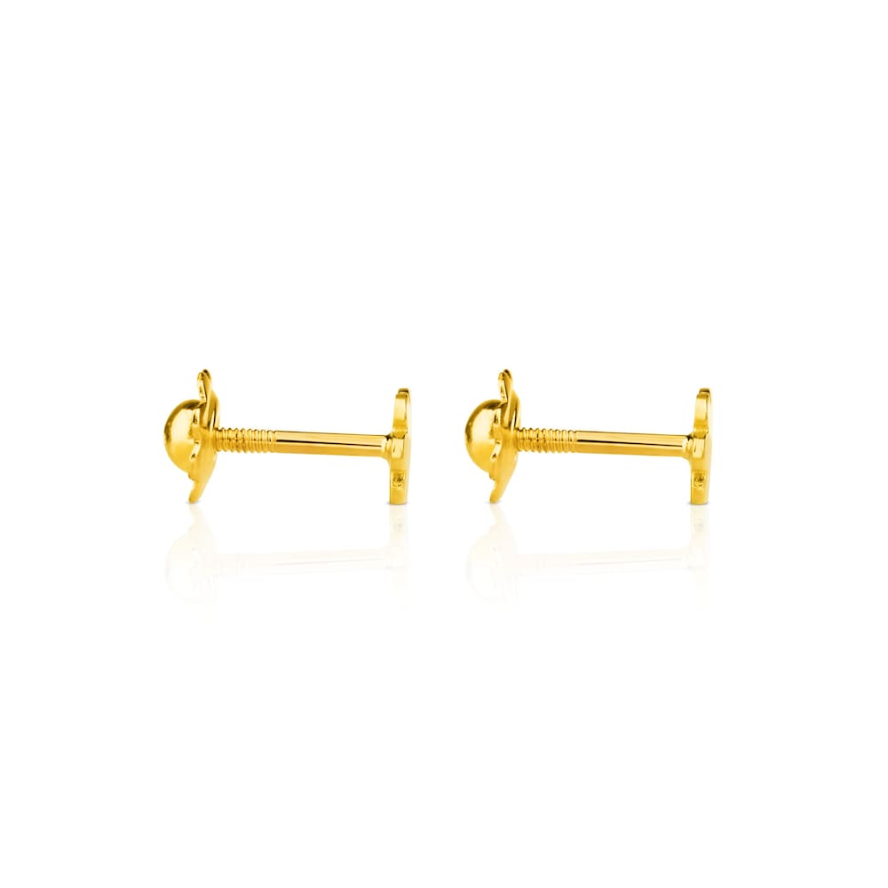 Gold TOUS Basics Earrings Flower motif