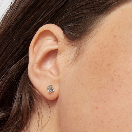 Aretes Baby TOUS de Oro blanco