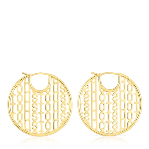 Silver vermeil Earrings Logo