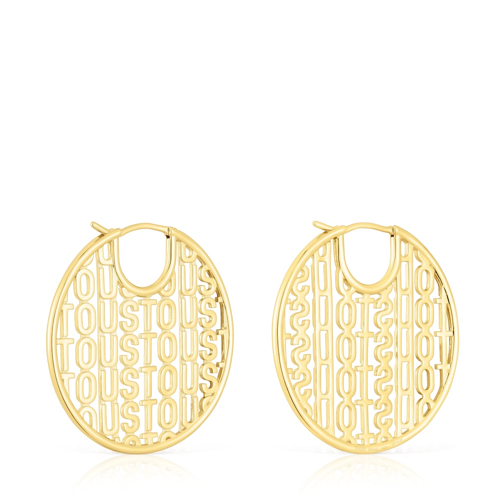 Pendientes con baño de oro 18 kt sobre plata Logo image number 2