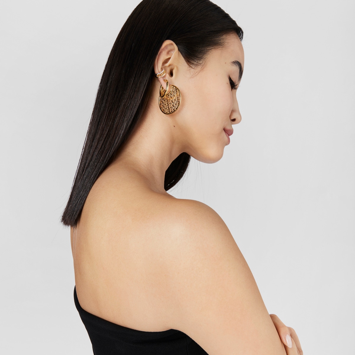 Silver vermeil Earrings Logo