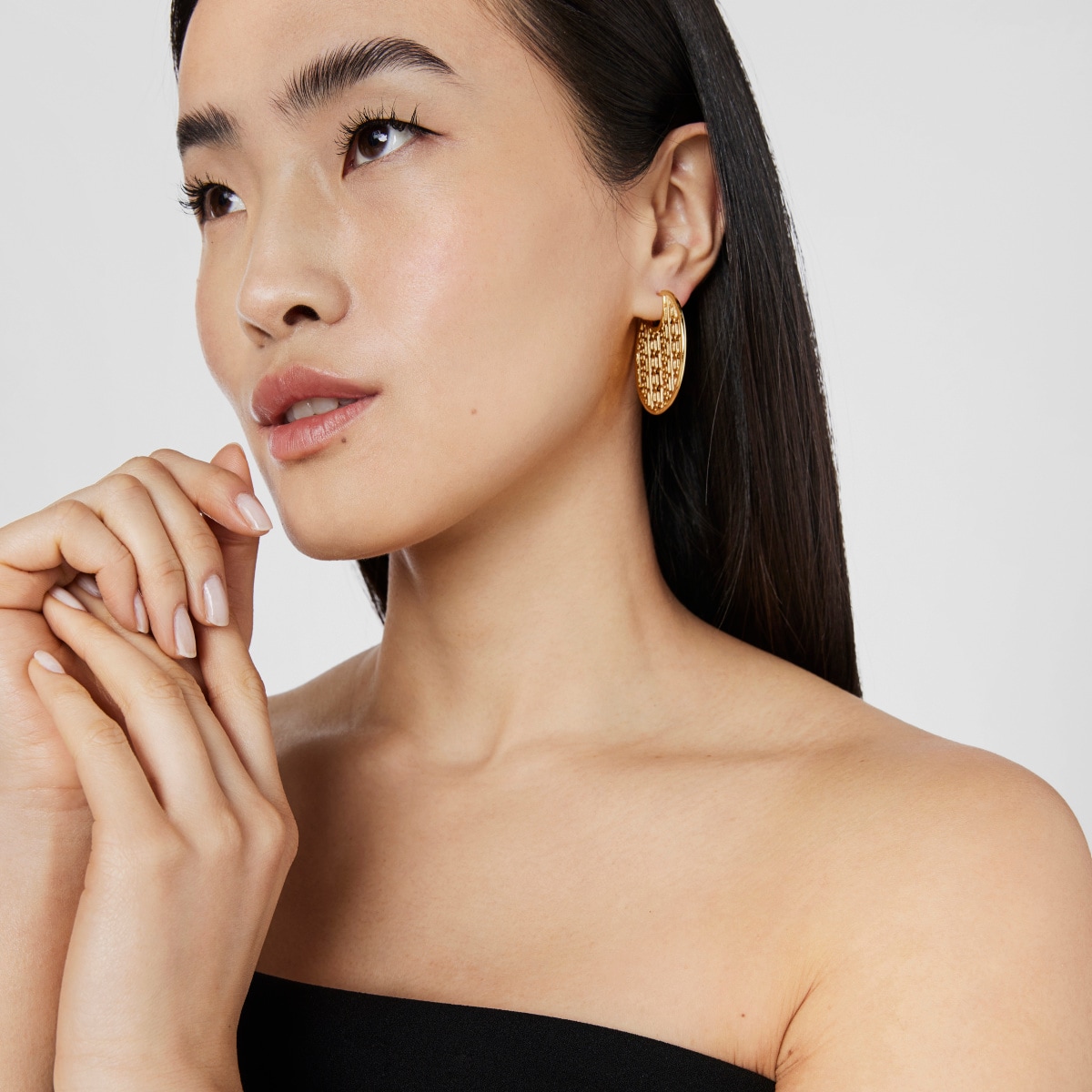 Silver vermeil Earrings Logo