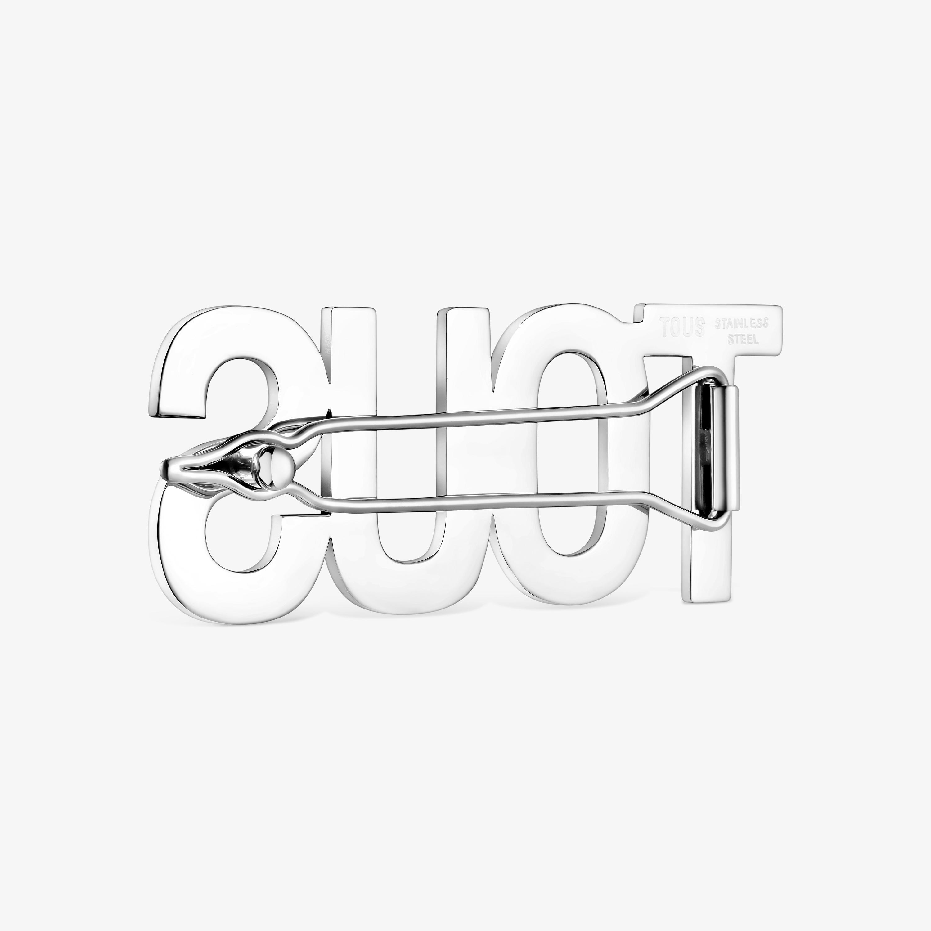 Large steel Clip Logo