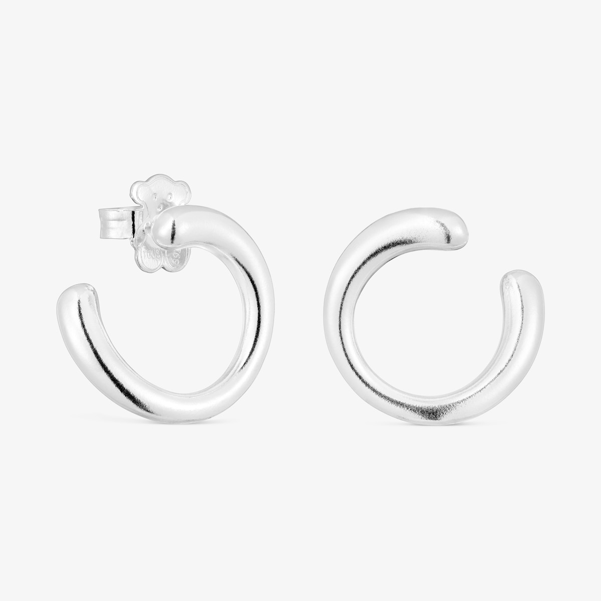 Tous - Pendientes De Plata Círculo New Hav - Plateado