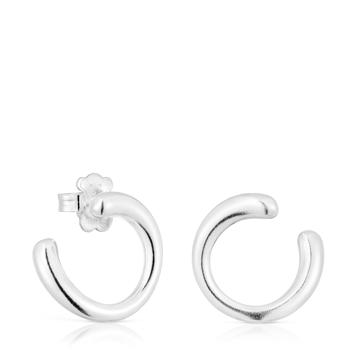 Tous - Pendientes De Plata Círculo New Hav - Plateado